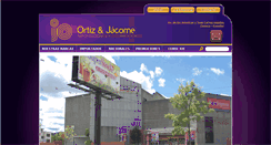 Desktop Screenshot of ortizyjacome.com.ec